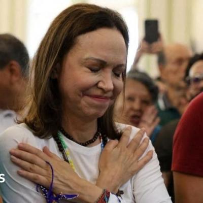 Pemimpin Oposisi María Corina Machado Kembali ke Venezuela Usai Lebih dari 10 Bulan di Pengasingan