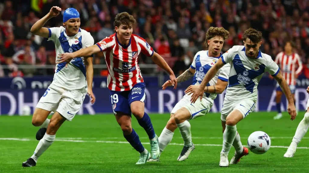 Gol Julian Alvarez Menit ke-48 Bawa Atletico Madrid Kalahkan Deportivo 1-0
