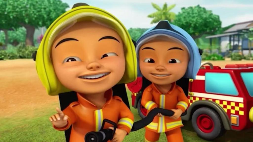 Upin Ipin Unggah Klip Cara Padamkan Api, Warganet Sebut Sarkas