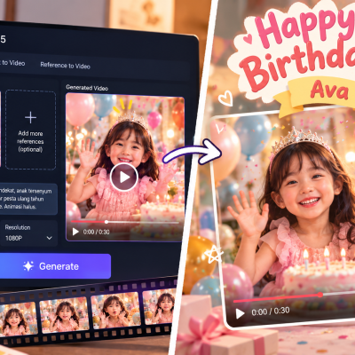 Cara Membuat Video Undangan Ulang Tahun dari Foto dengan Bantuan AI Seedance 2.5