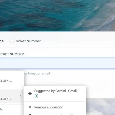 Chrome Perluas Autofill, Ambil Data dari Gmail lewat Gemini