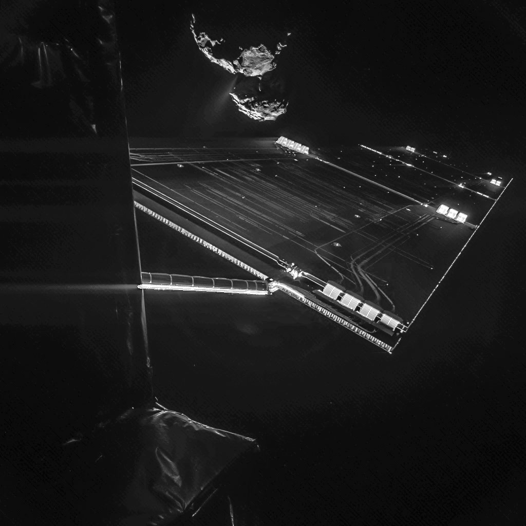 Selfie Rosetta di Komet 67P/Churyumov-Gerasimenko pada 7 Oktober 2014