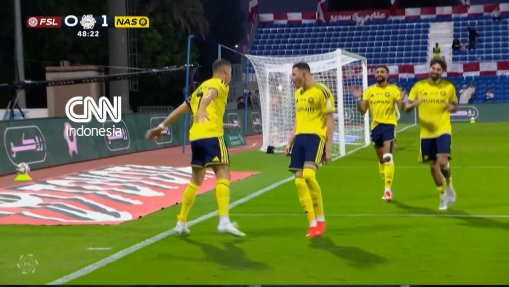 Gol Ronaldo Bantu Al Nassr Menang 3-1 atas Al Faisaly dan Samai Poin Puncak