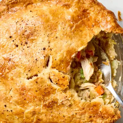 Trik Roti Bermentega, Cara Praktis Bikin Chicken Pot Pie