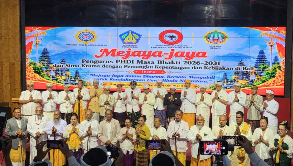 PHDI Pusat Gelar Mejaya-jaya di Besakih, Tegaskan Rekonsiliasi Umat Hindu